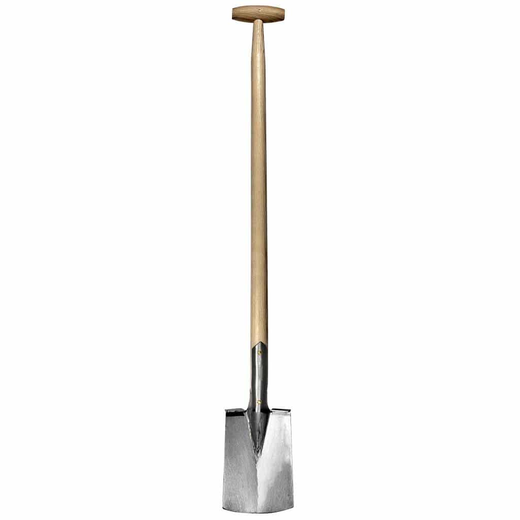Border Spade met steps 100 cm Steel