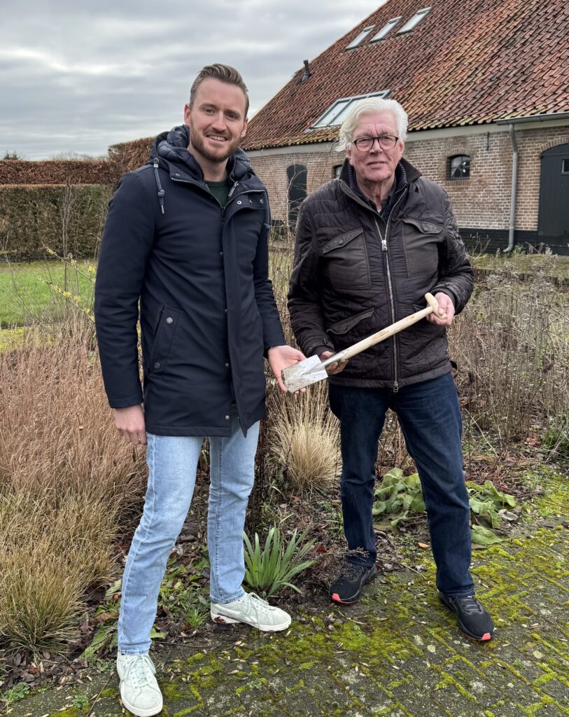 Handgesmeede Piet Oudolf handspade van Sneeboer & Zn